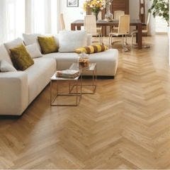 Natural Oak Herringbone