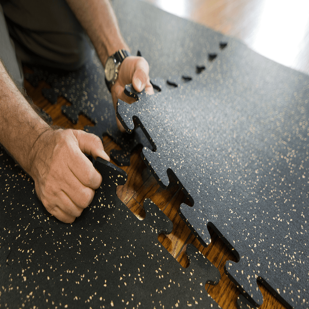 interlocking gym flooring