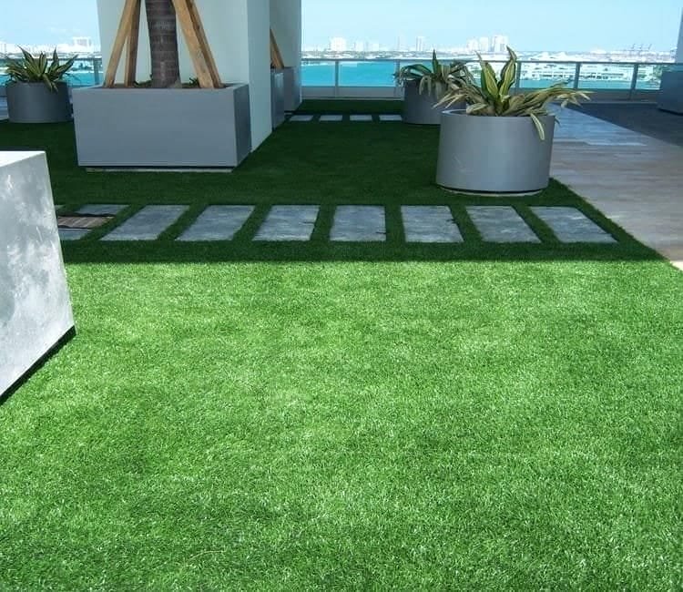 poolside artificial grass