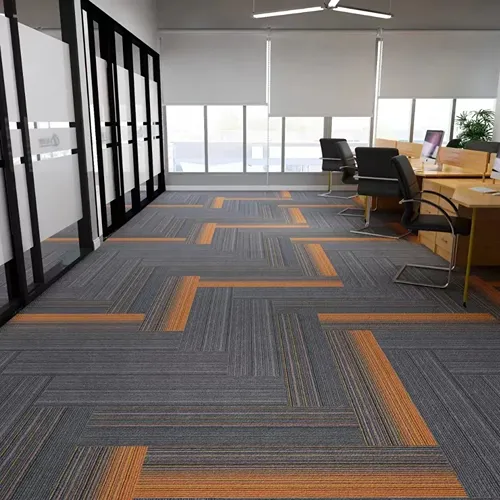 PVC-backing carpet tiles
